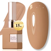 Vernis gel Double Rhythm Deep Nude A1441 en bouteille, prêt à tester à domicile.