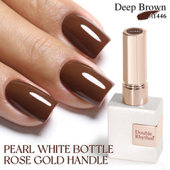 Vernis Gel Double Rhythm – base et top intégrés pour une application fiable.