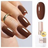 Vernis Gel Double Rhythm – bouteille milky perle pour une finition lumineuse.