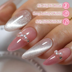 Vernis œil-de-chat vert Double Rhythm, éclat paillettes pour ongles.