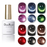 Double Rhythm kit gel œil de chat – six couleurs éclatantes.
