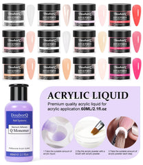 Pinceaux acryliques DouborQ pour des finitions lisses et précises