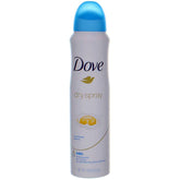 Dove Beauté Nourrie en aérosol sec, bouteille pratique pour une utilisation quotidienne et rapide.