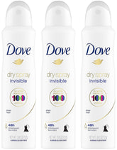 Dove antitranspirant en spray invisible, application facile et agréable.
