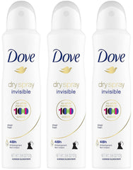 Dove antitranspirant en spray invisible, application facile et agréable.