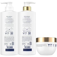 Après-shampooing Dove Hydratation Quotidienne en flacon-pompe, démêlage facilité.