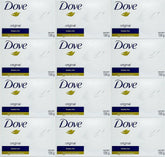 Barre Dove Creme Blanche 135 g en boite de douze, hydratation douce