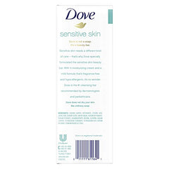 Nettoyant doux Dove pour visage et corps, hypoallergénique.