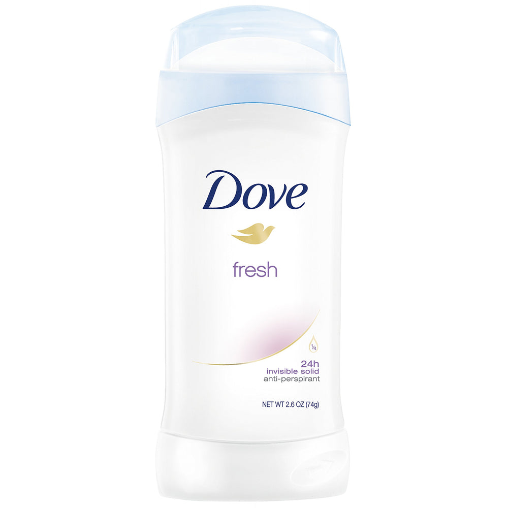 Dove bâton antiperspirant invisible frais offrant une protection durable.