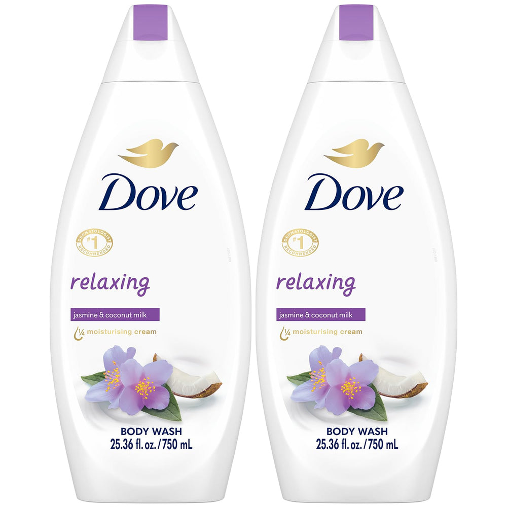 Gel douche Dove Lavande Romarin – bouteille hydratante pour peau douce après chaque douche.