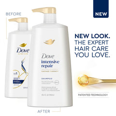 Dove Complexe Bio-Restore – visuel du soin en profondeur pour cheveux nourris.