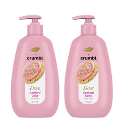 Dove Crumbl Confetti Cake hand wash bottle with pump for daily cleansing and moisture