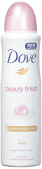 Dove Déodorant anti-transpirant 150 ml, pack de six, protection longue durée.