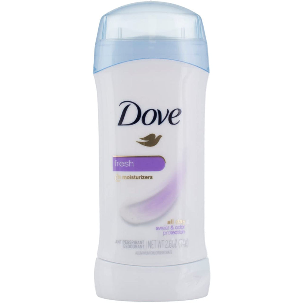 Dove Déodorant Frais, bouteille 76 ml et protection durable.