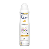 Dove Déodorant Invisible Dry protège 24 heures sans traces blanches sur les vêtements.
