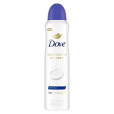 Dove Déodorant pulvérisateur sec Original Propre – lot de 3, protection durable.