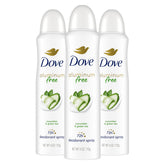 Dove Déodorant sans aluminium Concombre et Thé Vert – bouteille, fraîcheur durable.