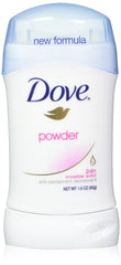Dove désodorisant invisible en solide poudre, 47 ml, protection 24h.