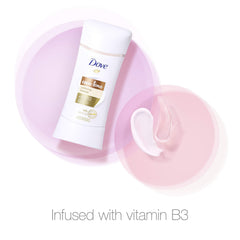Dove Even Tone in use applying to underarm for sweat and odor protection