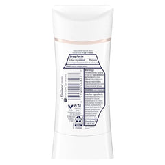 Dove Even Tone glisse sans résidu des aisselles pour une utilisation rapide.