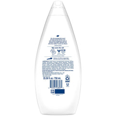 Lot de quatre bouteilles Dove Hydratant, pratique pour la famille