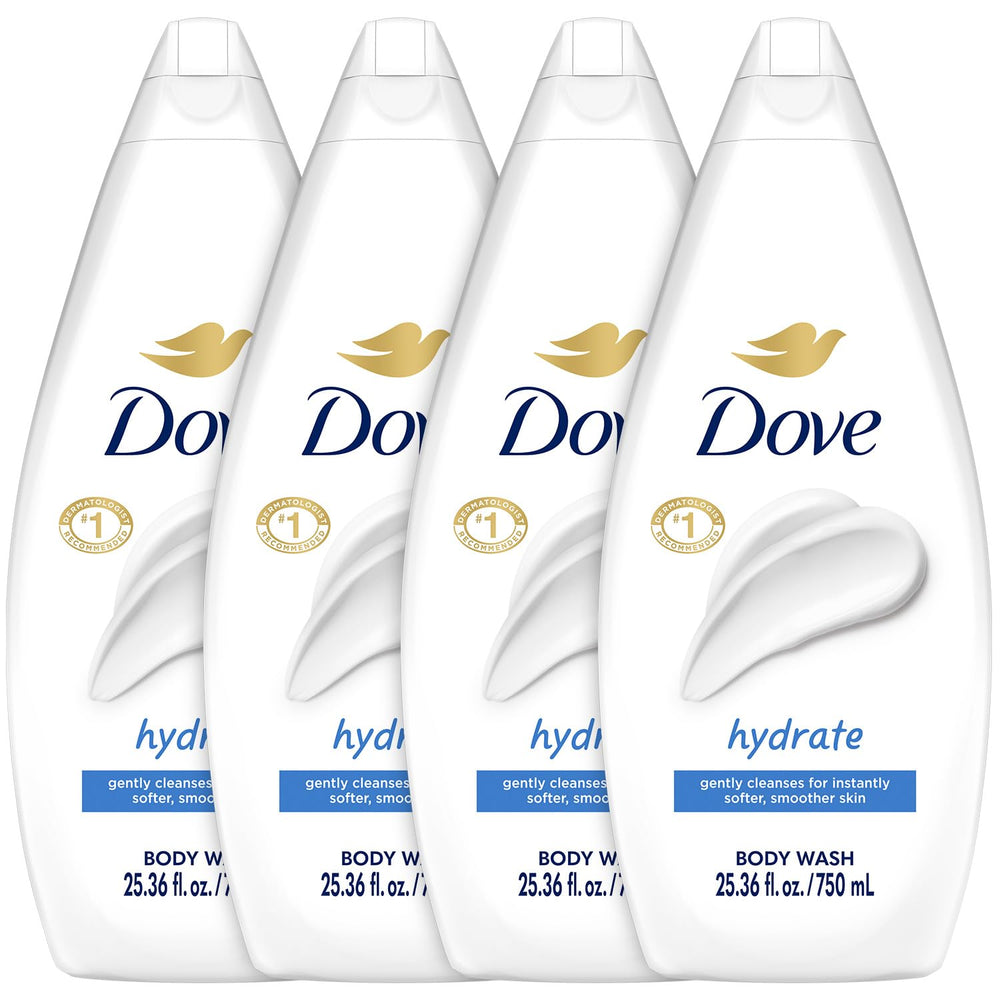 Dove Gel Douche Hydratant – flacon 750 ml, peau douce après chaque douche