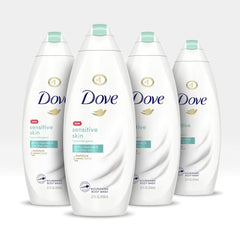 Gel Douche Dove Sensibilité, bouteille 650 ml, douceur au quotidien pour peau sensible.