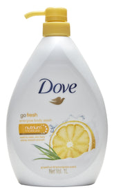 Dove Go Fresh Energize : bouteille pompe pratique pour une hydratation quotidienne.