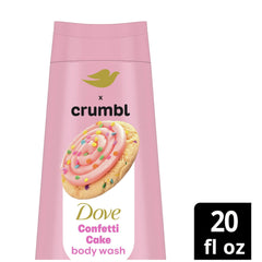 Gommage Dove Crumbl Confetti Gâteau, pot 15 oz, exfoliation douce