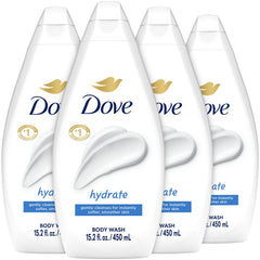 Dove Hydrate – bouteille douche prête à l’emploi pour peau hydratée et douce.