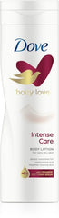 Lotion Dove Nutrition Intense 250 ml, pack de 3, hydratation durable pour peau sèche.