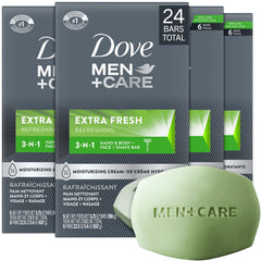 Dove Men+Care Extra Fresh lot 4, emballage pratique.