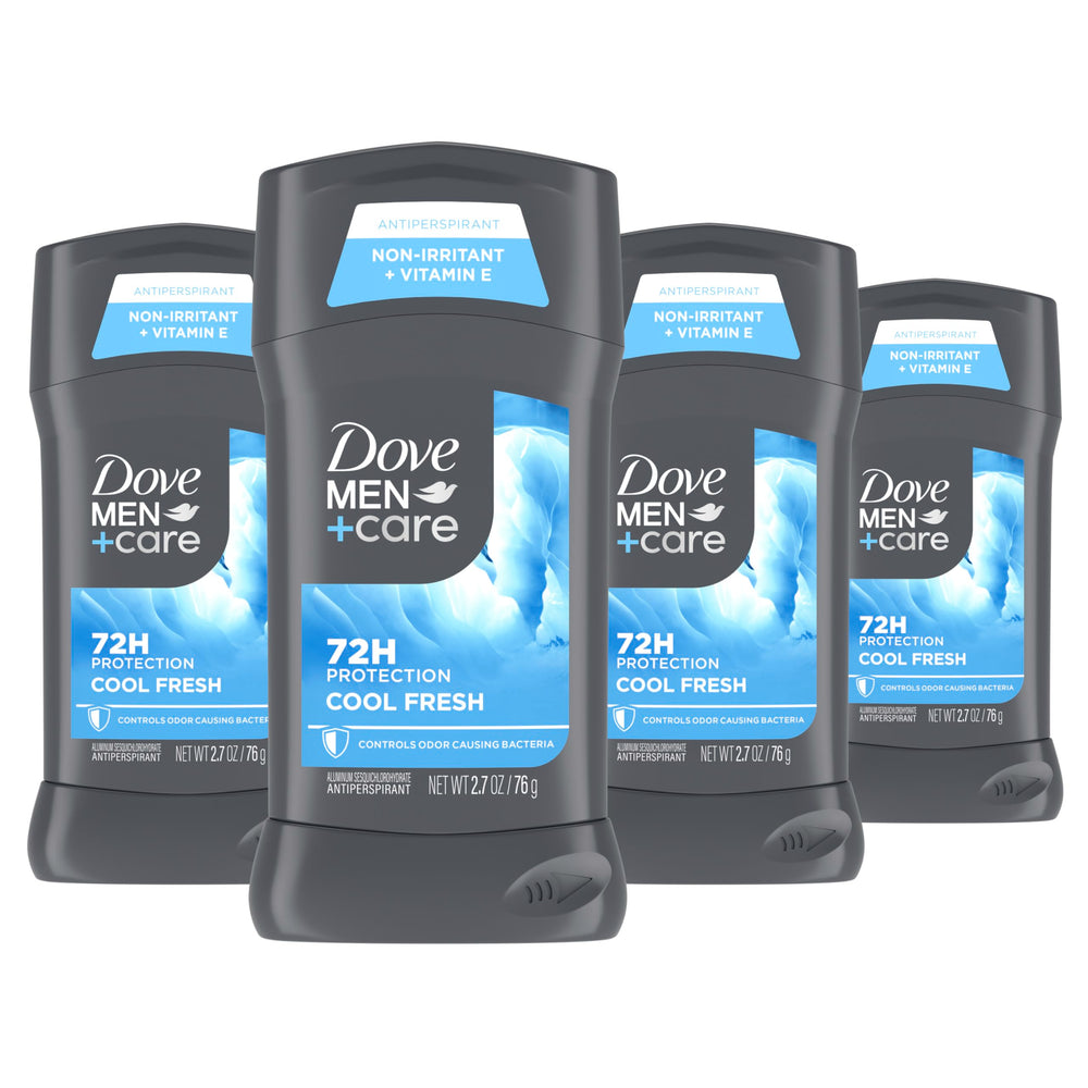 Dove Men+Care bâton frais en action, protection durable.