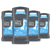 Dove Men+Care bâton frais en action, protection durable.