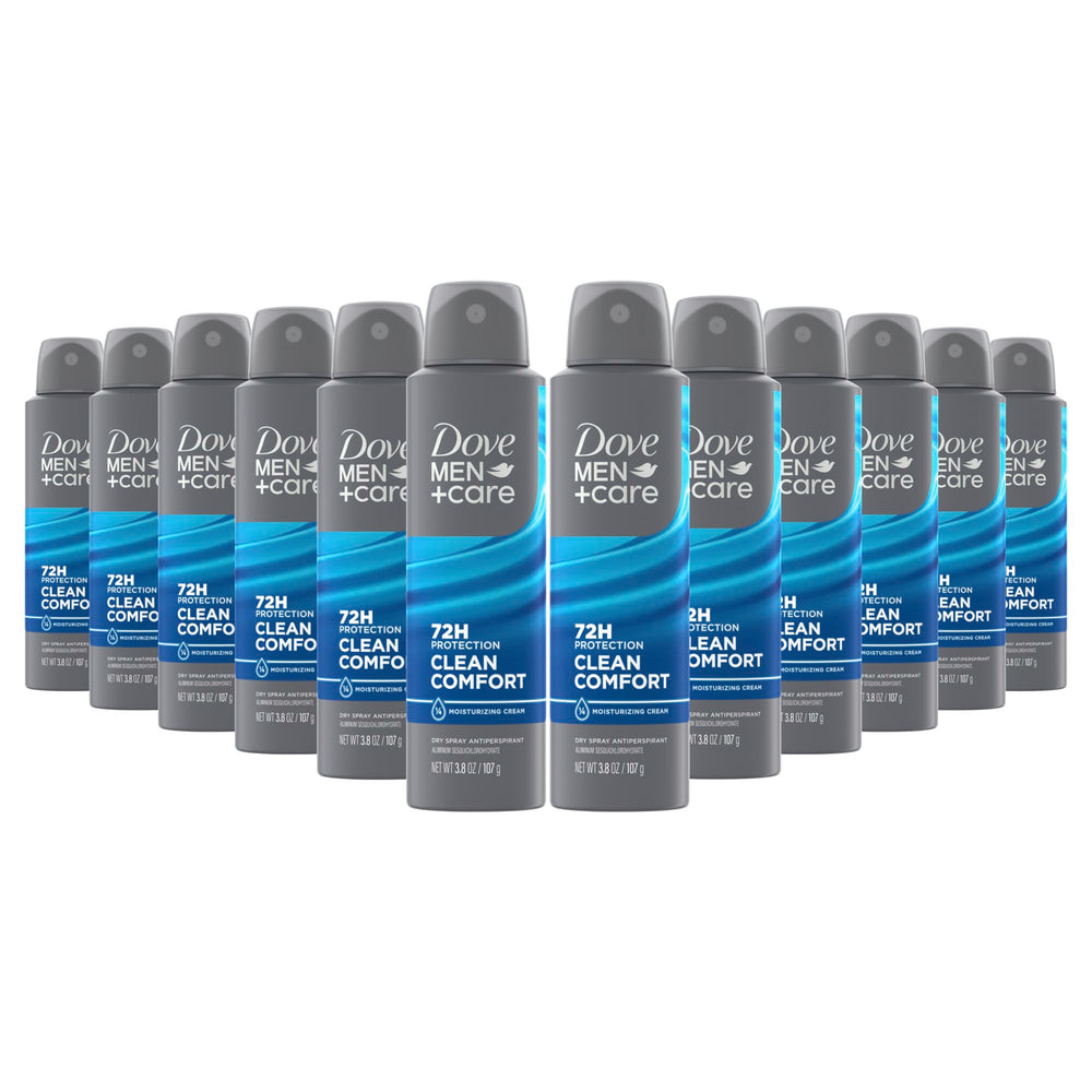 Flacon Dove Men+Care Clean Comfort spray sec prêt à l’emploi, sensation sèche