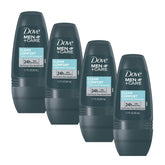 Pack Dove Men+Care Clean Comfort avec 4 bouteilles prêt à l’emploi.