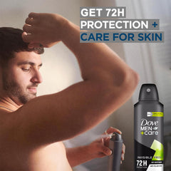 Dove Men+Care Invisible Fresh sans-traces-blanches — fini invisible sur tissus foncés.