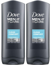 Gel douche Dove Men Care pour corps et visage en flacon 250 ml, hydratant et frais.