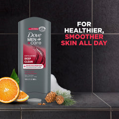 Dove Men+Care : senteur citron frais et cèdre masculin.