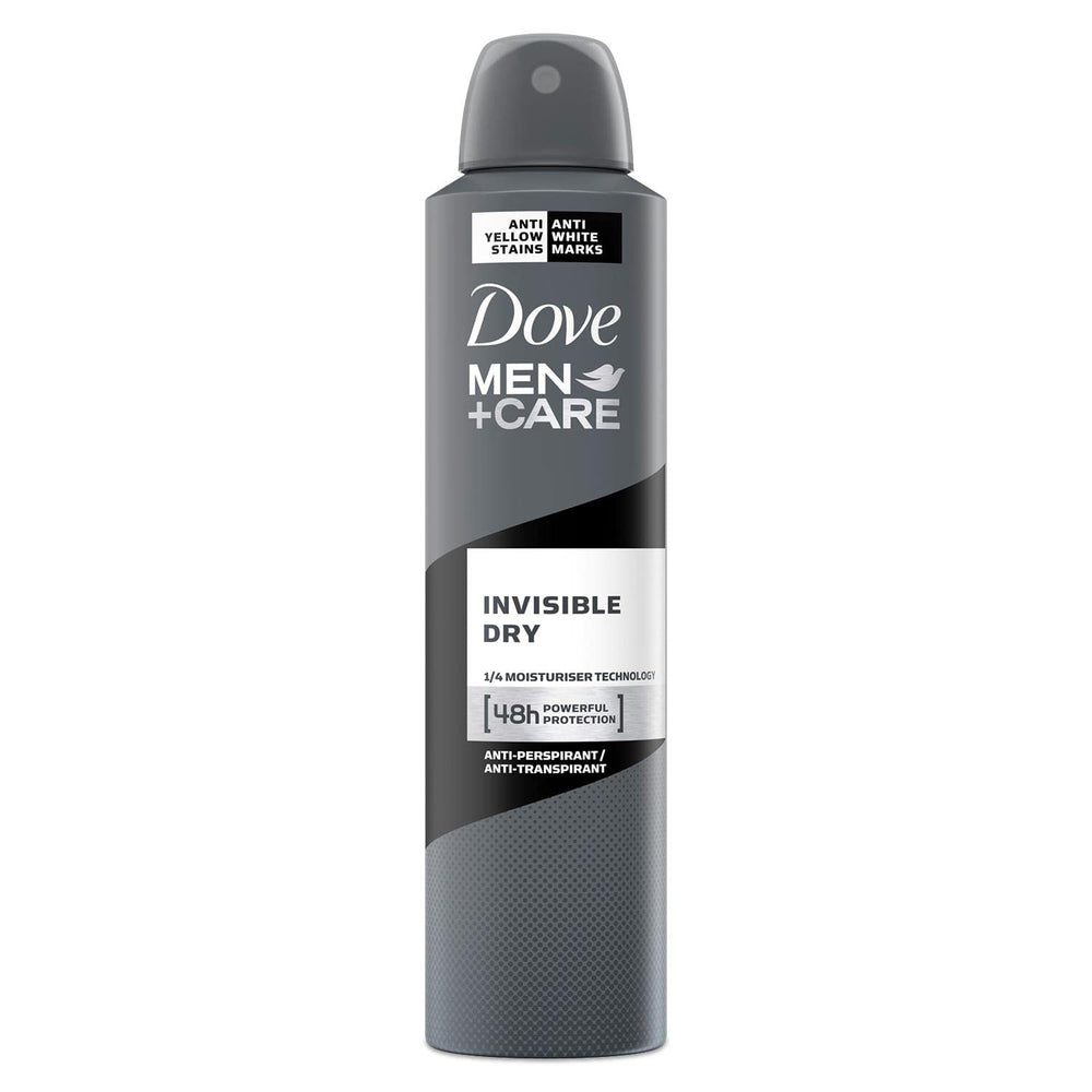DOVE MEN + CARE aerosol invisible application rapide sans traces
