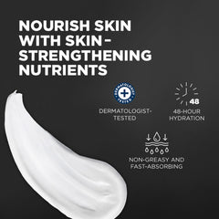 Dove Men+Care après-douche, application pratique pour une peau hydratée rapidement et non grasse.