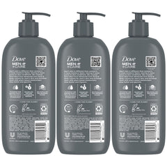Lotion Dove Men+Care peau sensible à l’aloe vera, douceur apaisante et hydratation.