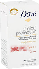 Dove Protection Clinique — bouteille anti-transpirant offrant confort et protection durable.