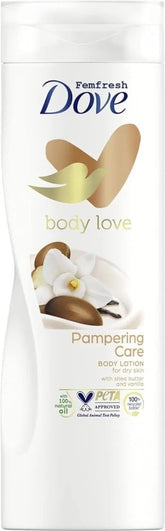 Dove Purely Pampering Indulgent, bouteille prête à hydrater en profondeur
