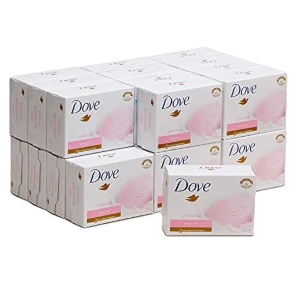 Savon Dove crème rose 135 g, hydratation douce après la douche.