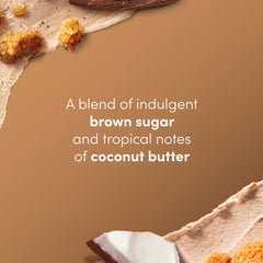 Dove Scrub application lors de la douche, massage délicat et cremeux