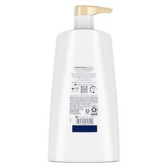 Dove Shampoing Intensif Réparation – mousse riche qui nettoie en douceur.