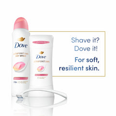 Dove Soin Avance Rose Petales parfum rose et pêche pour une sensation rafraichissante.