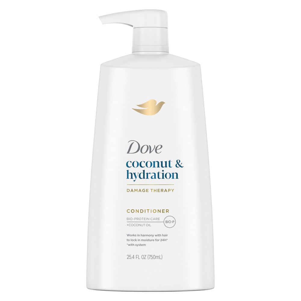 Dove Ultra Care Coconut & Hydration conditionner en bouteille pour cheveux hydratés