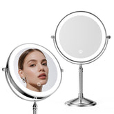 Dowry miroir maquillage éclairé 1x – vue nette pour une application précise.